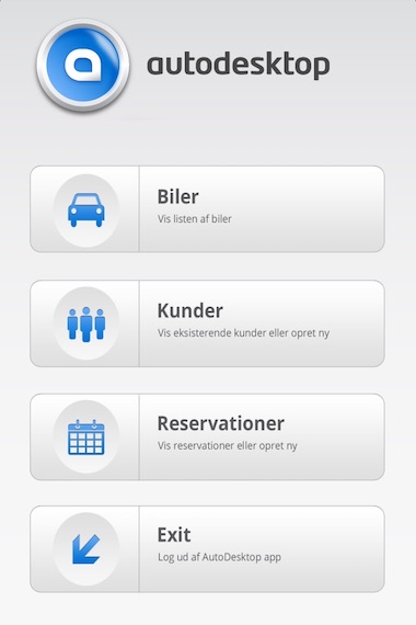 AutoDesktop - Mobile app
